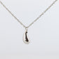 Tiffany and Co Teardrop Pendant. Platinum Tiffany Elsa Peretti Tear Necklace