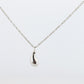 Tiffany and Co Teardrop Pendant. Platinum Tiffany Elsa Peretti Tear Necklace