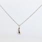 Tiffany and Co Teardrop Pendant. Platinum Tiffany Elsa Peretti Tear Necklace