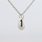 Tiffany and Co Teardrop Pendant. Platinum Tiffany Elsa Peretti Tear Necklace