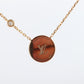 Louis Vuitton Malachite Blossom BB Sun Necklace LV 18k YG Diamond Pendant