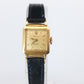 Rolex Womens Cocktail Watch. 9k YG 9179 Manual Windup. Square Case.