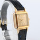 Rolex Womens Cocktail Watch. 9k YG 9179 Manual Windup. Square Case.