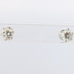 Diamond Stud Earrings. Platinum PT900 1ctw Diamond Claw Studs Earrings.