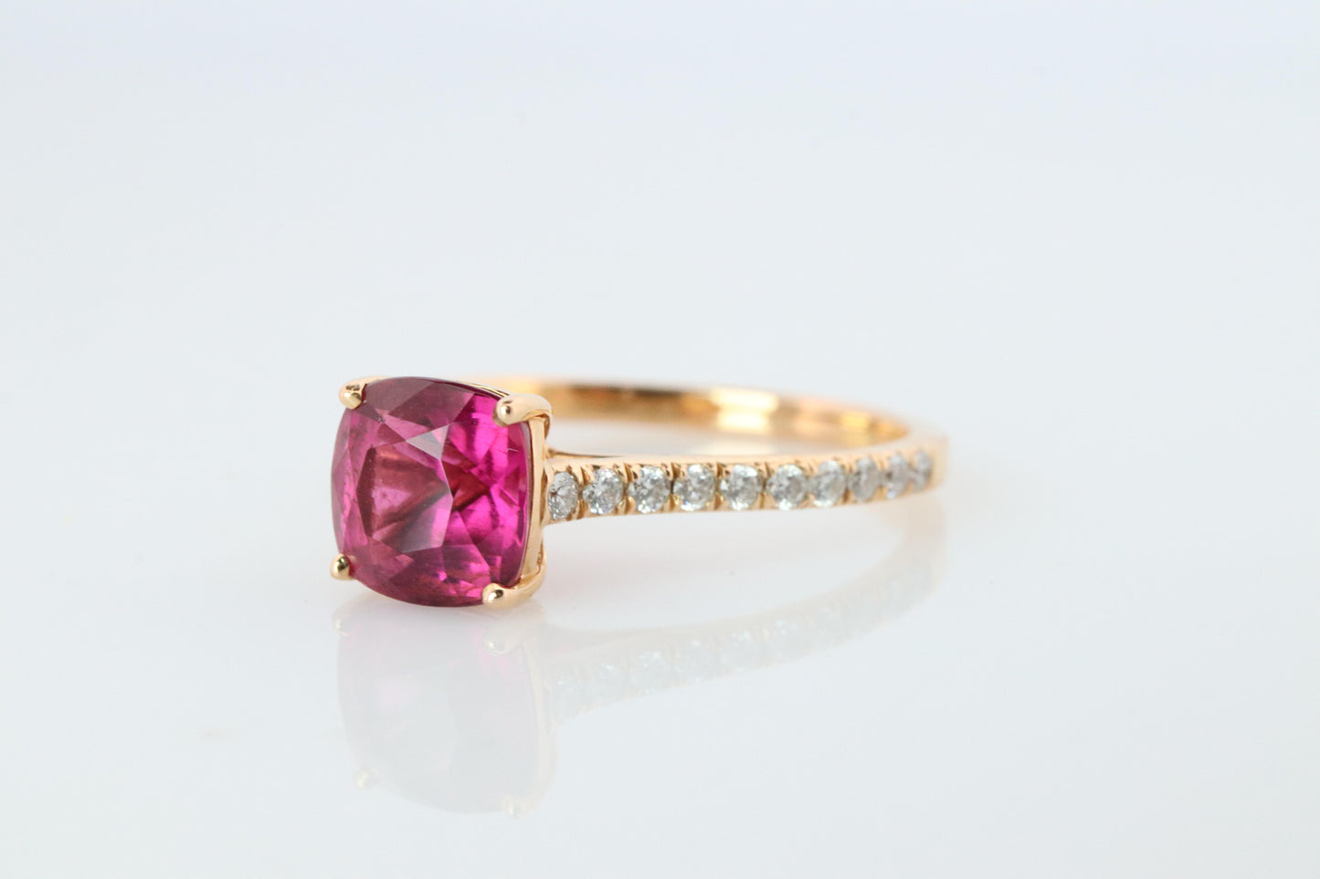 Tiffany and Co Tourmaline Ring. Tiffany Legacy Pink Tourmaline Diamond Ring.