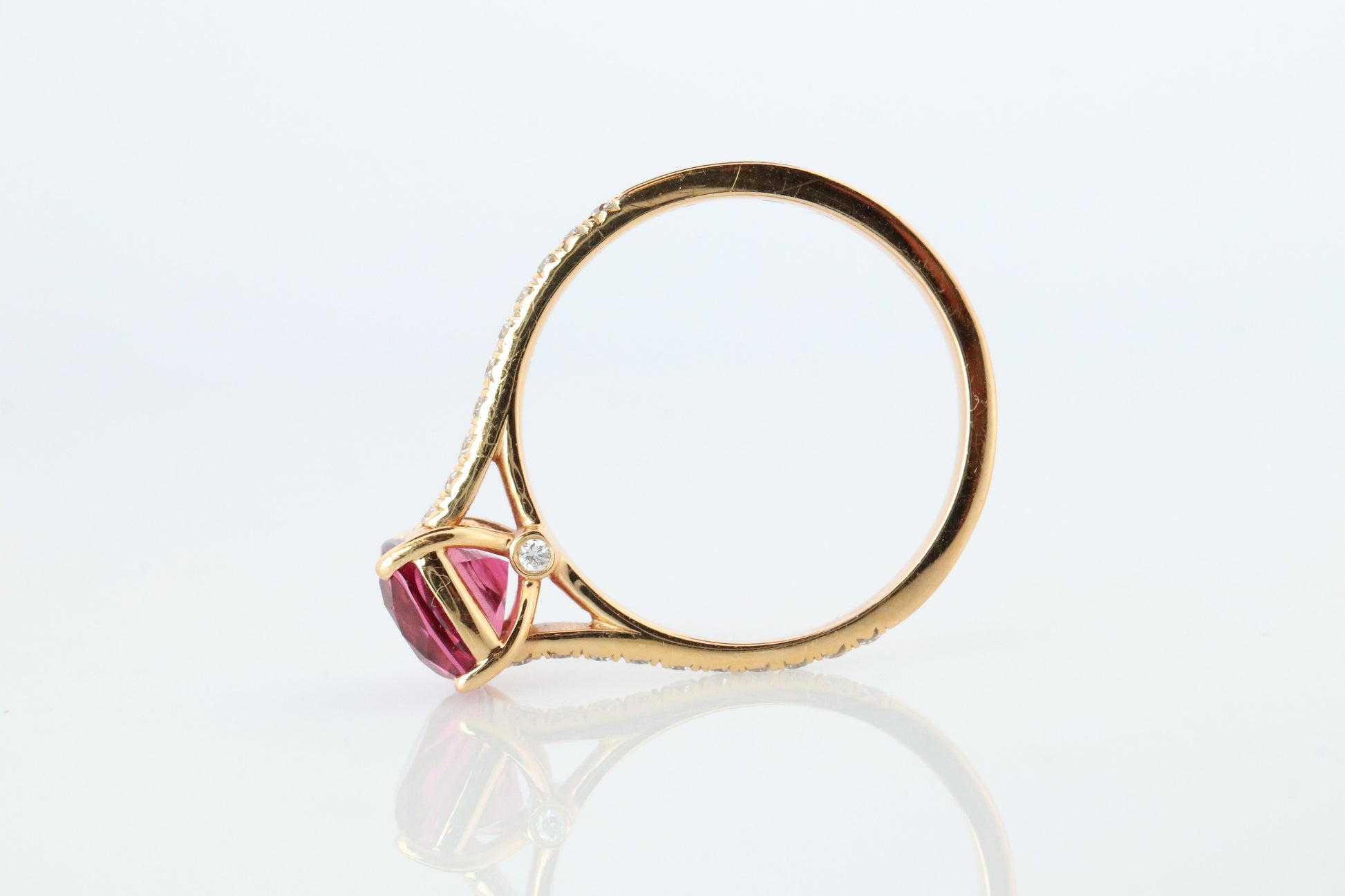 Tiffany and Co Tourmaline Ring. Tiffany Legacy Pink Tourmaline Diamond Ring.