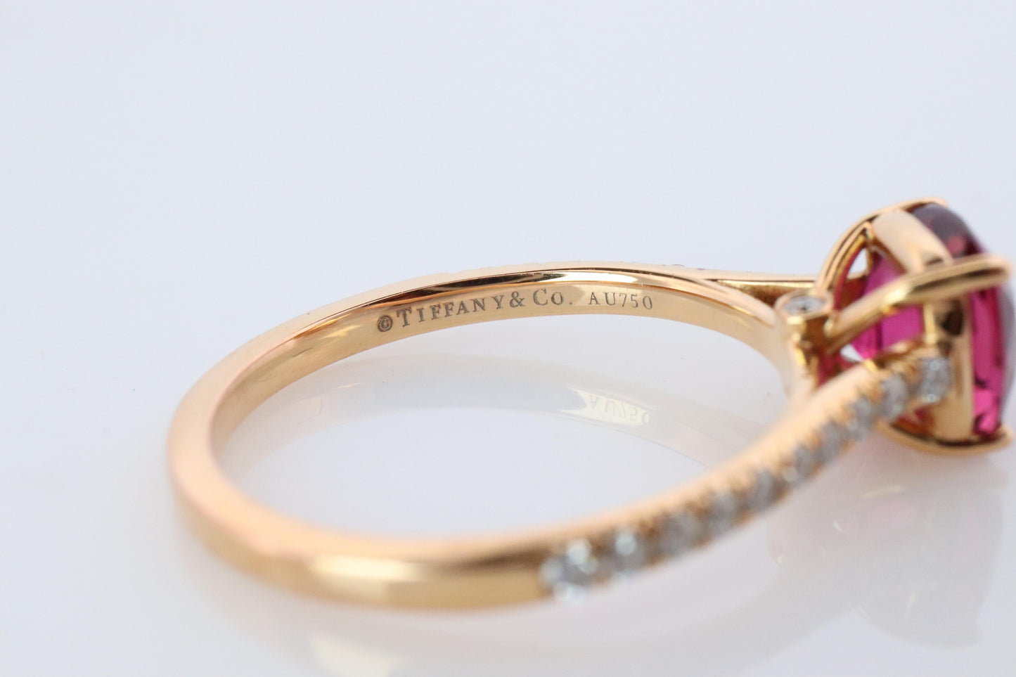 Tiffany and Co Tourmaline Ring. Tiffany Legacy Pink Tourmaline Diamond Ring.