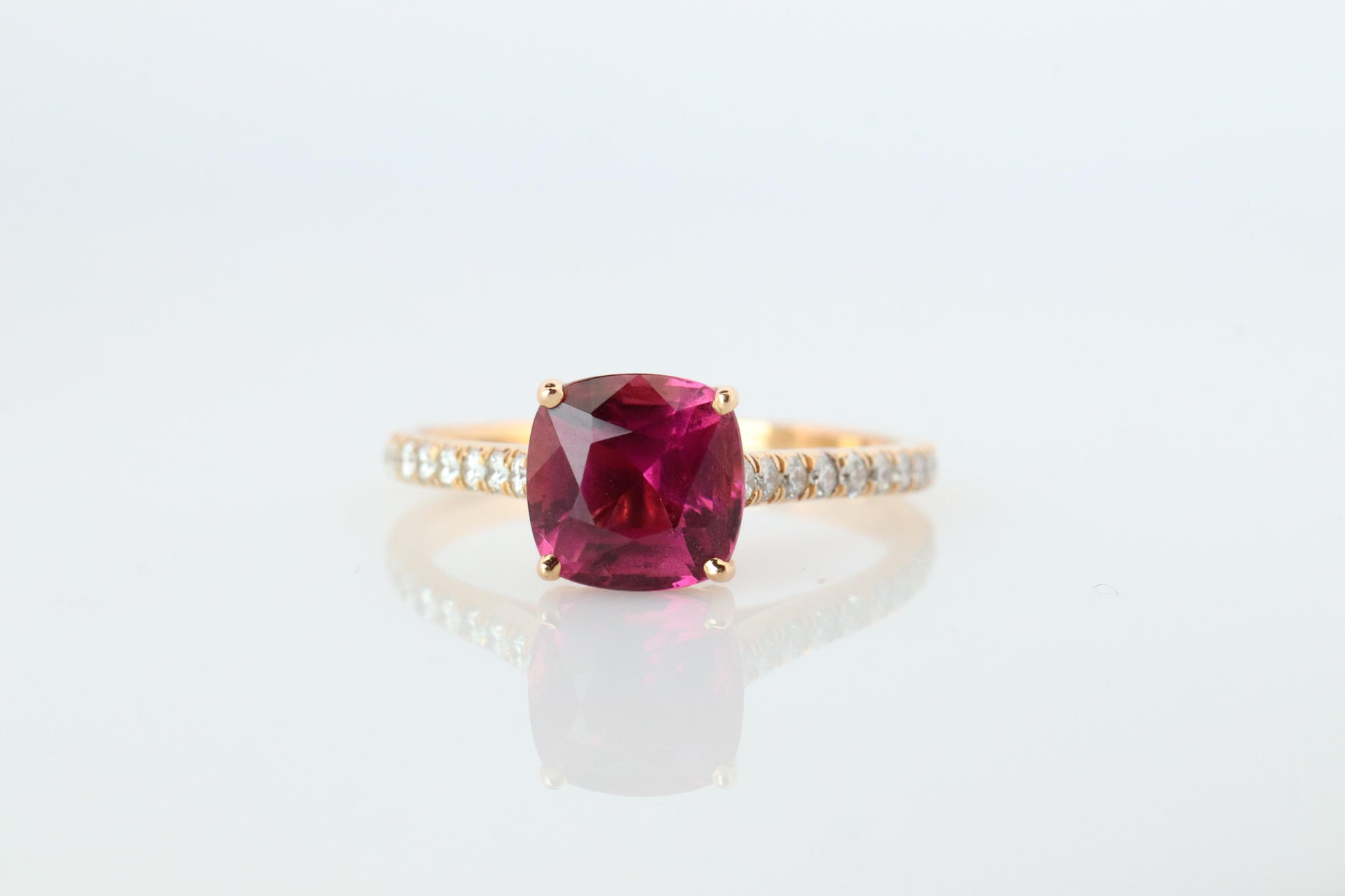Tiffany and Co Tourmaline Ring. Tiffany Legacy Pink Tourmaline Diamond Ring.