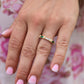 CARTIER Contessa 18k 750 Yellow Gold Ring. Cartier Diamond and Emerald Band