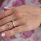 CARTIER Contessa 18k 750 Yellow Gold Ring. Cartier Diamond and Emerald Band