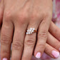 Mikimoto Ring. Vintage 18k Gold Mikimoto Pearl and Diamond Cluster. Vines Grapes