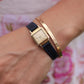 Rolex Womens Cocktail Watch. 9k YG 9179 Manual Windup. Square Case.