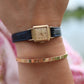 Rolex Womens Cocktail Watch. 9k YG 9179 Manual Windup. Square Case.