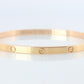 CARTIER Love Bangle Bracelet. Cartier SM Size 17 18k Yellow Gold Full Package.