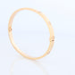 CARTIER Love Bangle Bracelet. Cartier SM Size 17 18k Yellow Gold Full Package.