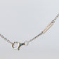 Van Cleef Arpels Lucky Alhambra Necklace. Genuine VCA 18k WG Shell Heart Pendant
