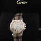 Vintage Cartier Santos Watch. Santos de Cartier Octo 187902 Sterling and 18k