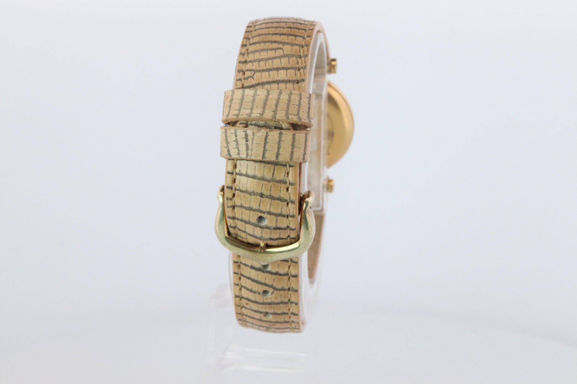 Genuine Cartier Watch. Must de Cartier Vendome 590004 Round Argent Arabic Face
