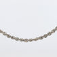 Platinum Rope Necklace. PT950 Chain Necklace 20in Adjustable