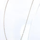 Platinum Rope Necklace. PT950 Chain Necklace 20in Adjustable