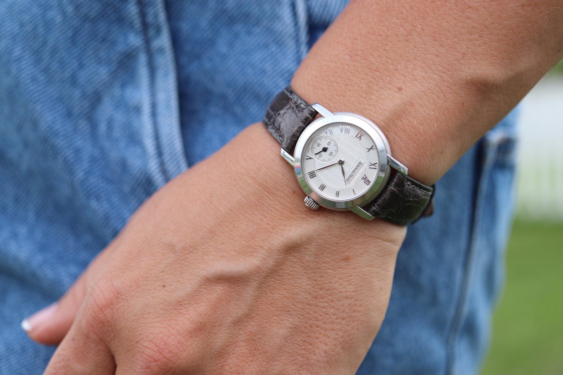 Audemars Piguet Jules Watch. AP 18k White Gold 27mm 77208BC