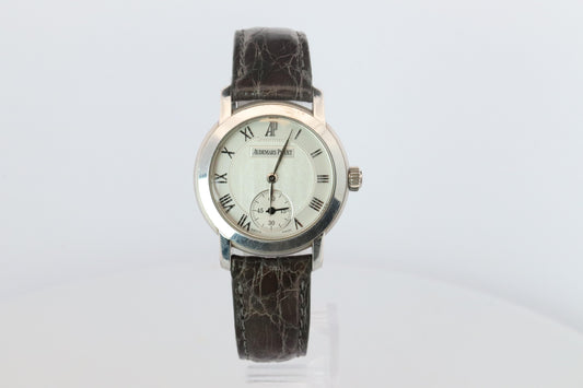 Audemars Piguet Jules Watch. AP 18k White Gold 27mm 77208BC