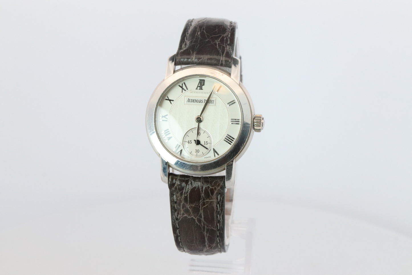 Audemars Piguet Jules Watch. AP 18k White Gold 27mm 77208BC