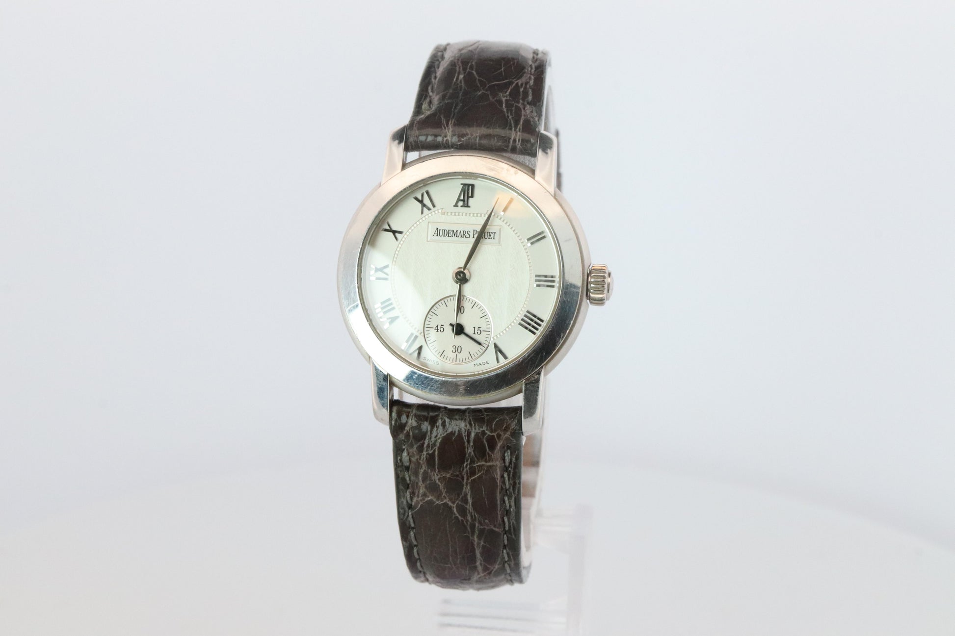 Audemars Piguet Jules Watch. AP 18k White Gold 27mm 77208BC