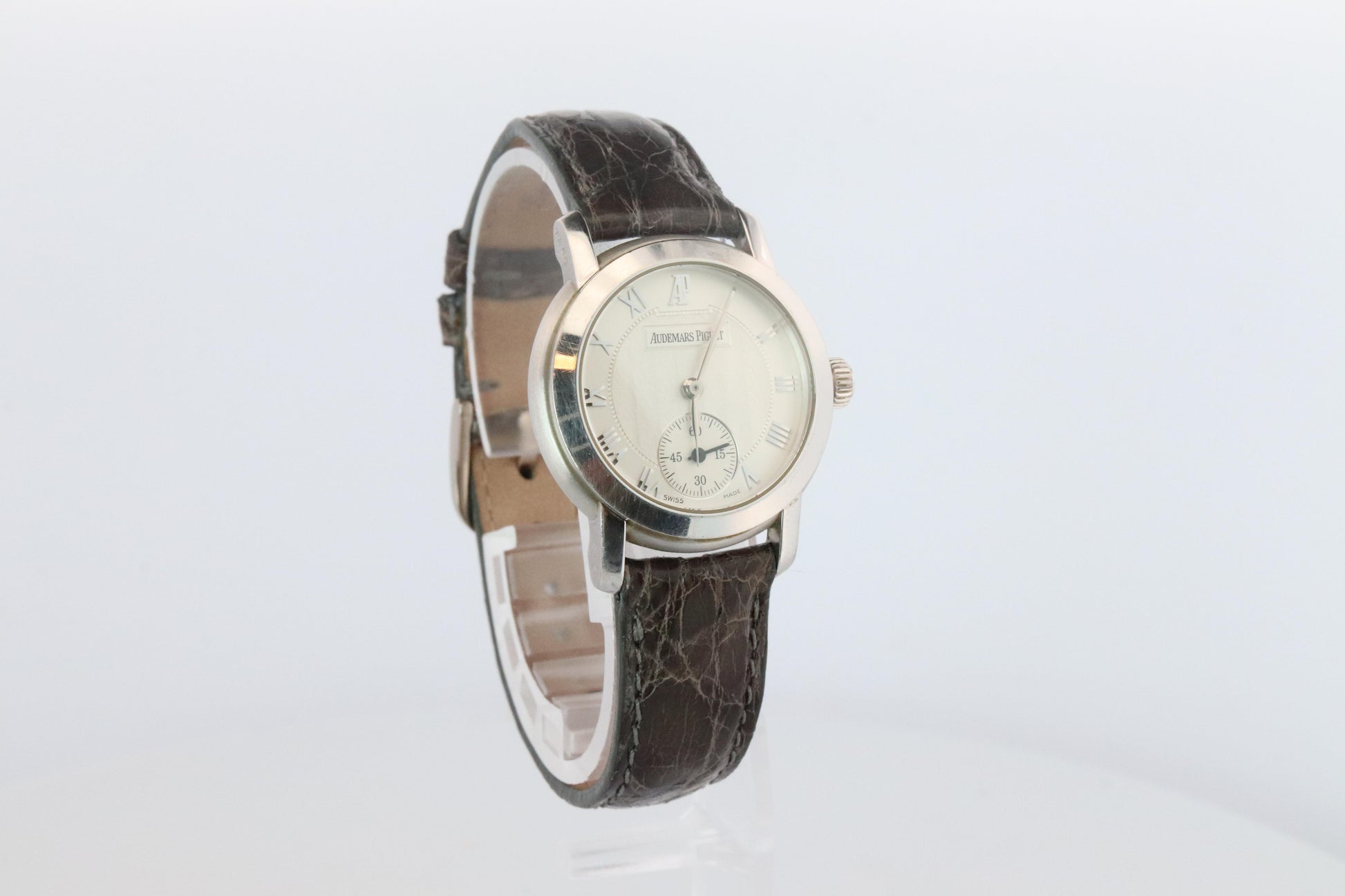 Audemars Piguet Jules Watch. AP 18k White Gold 27mm 77208BC