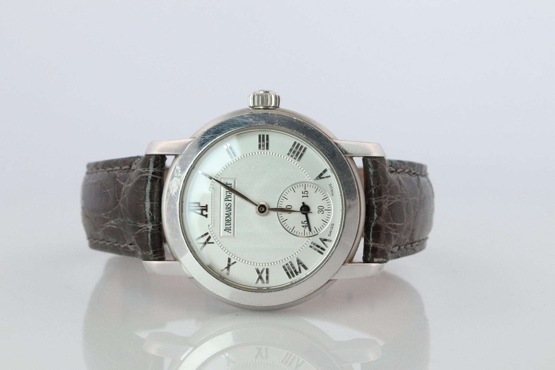 Audemars Piguet Jules Watch. AP 18k White Gold 27mm 77208BC