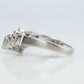 TASAKI Ring. Genuine Platinum Diamond Baguette Band Enhancer. Solitaire Jacket