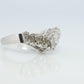 TASAKI Ring. Genuine Platinum Diamond Baguette Band Enhancer. Solitaire Jacket