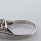 TASAKI Ring. Genuine Platinum Diamond Baguette Band Enhancer. Solitaire Jacket