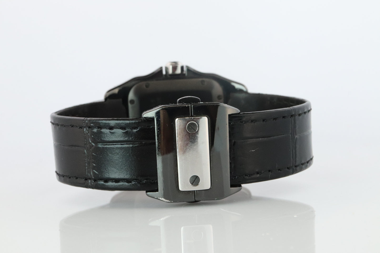 Genuine Cartier Santos 100 PVD W2020008 Medium 33mm 2878 Automatic Watch