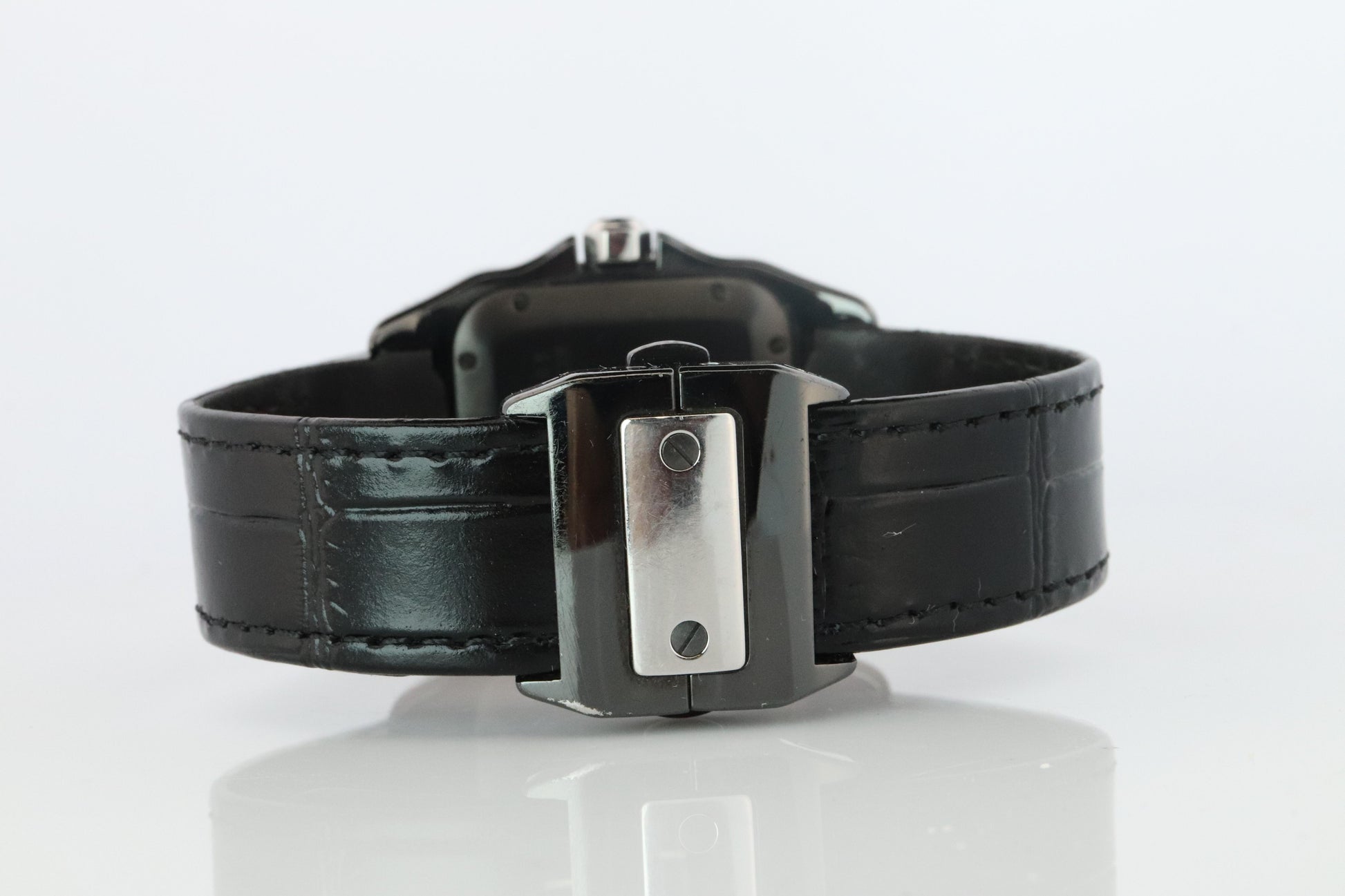 Genuine Cartier Santos 100 PVD W2020008 Medium 33mm 2878 Automatic Watch