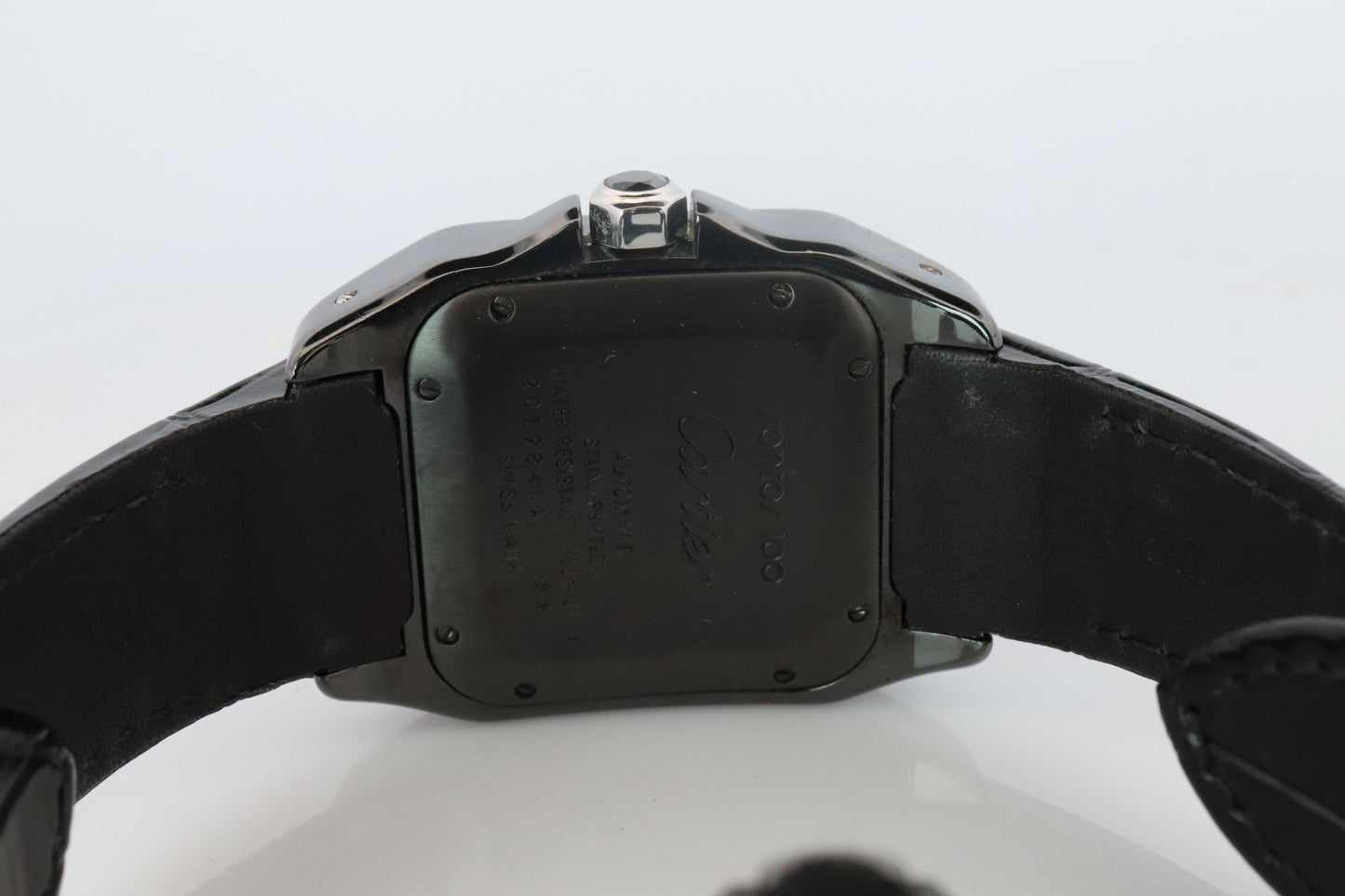 Genuine Cartier Santos 100 PVD W2020008 Medium 33mm 2878 Automatic Watch