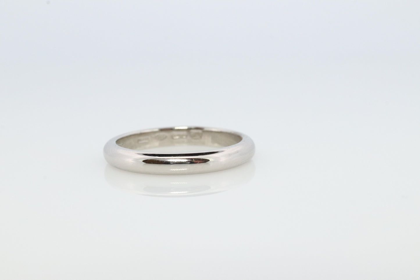 Bvlgari Ring. Bulgari FEDI Platinum plain Band Pt950 Comfort Fit Genuine Bvlgari