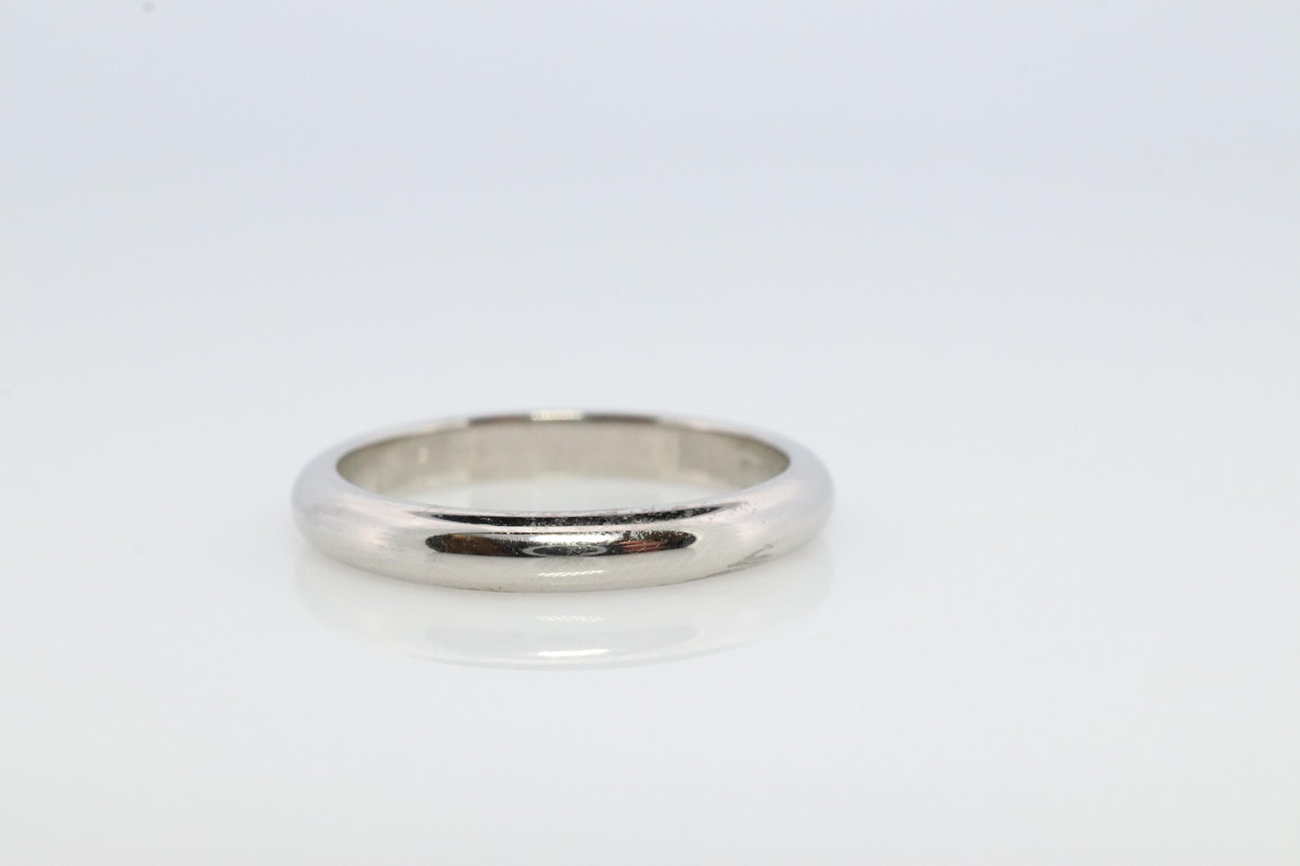 Bvlgari Ring. Bulgari FEDI Platinum plain Band Pt950 Comfort Fit Genuine Bvlgari