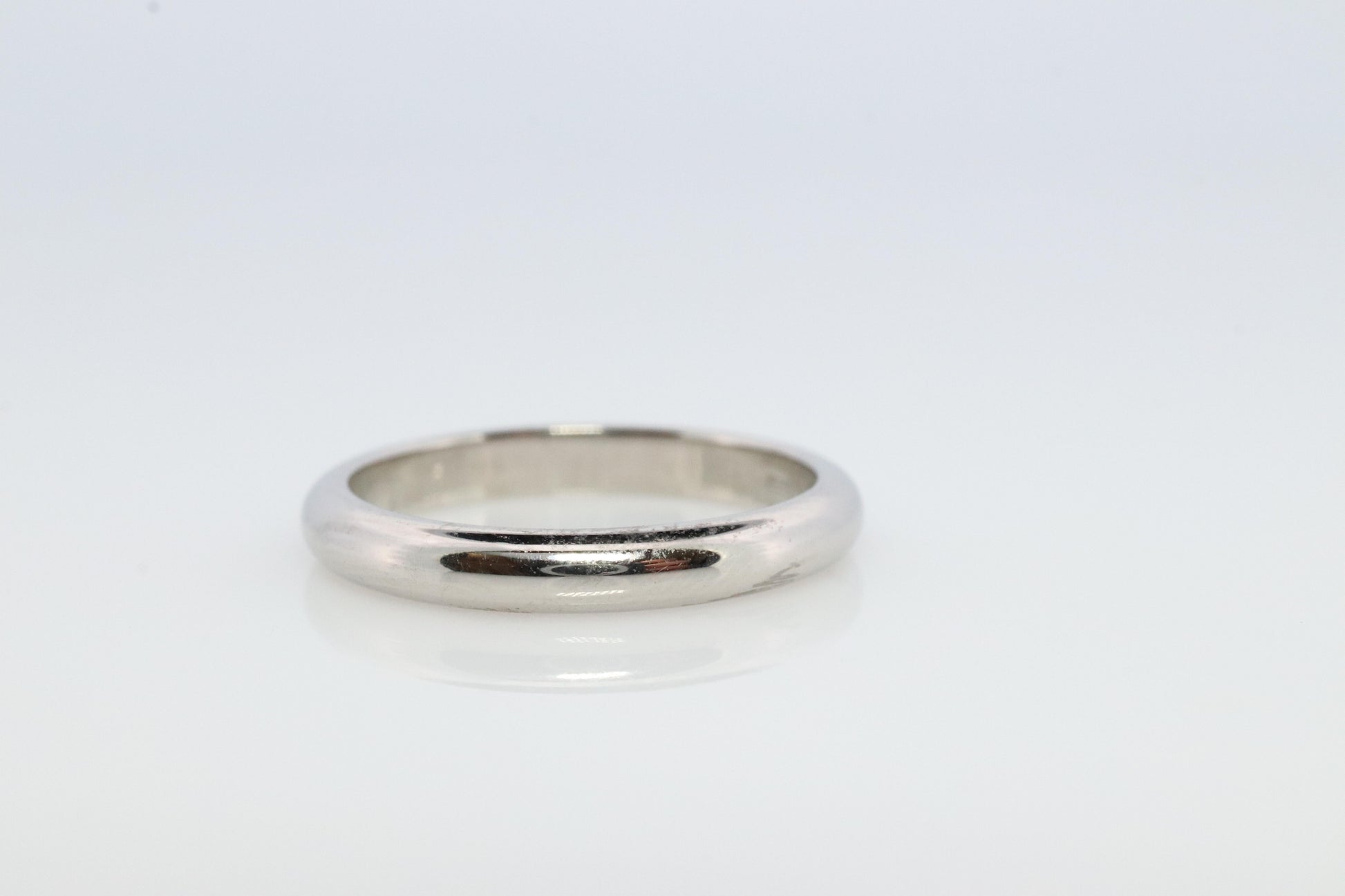 Bvlgari Ring. Bulgari FEDI Platinum plain Band Pt950 Comfort Fit Genuine Bvlgari