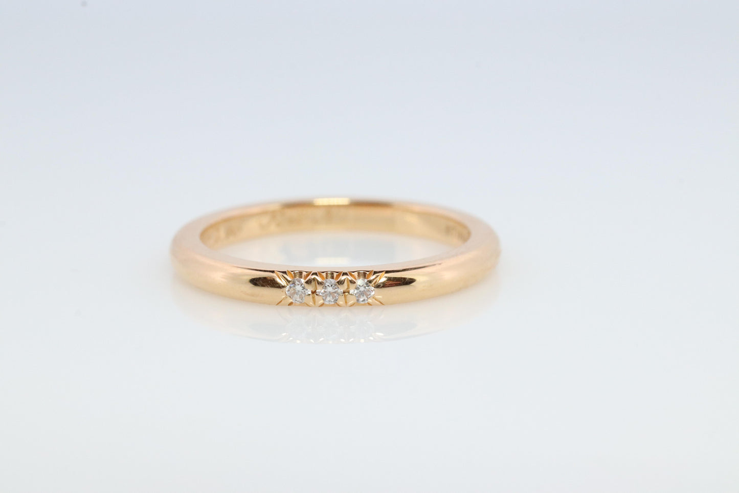 Vintage Tiffany and Co. Diamond Ring. Authentic Tiffany Forever 18k band.