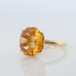 Tiffany and Co Citrine Ring. Tiffany Yellow Large Citrine Solitaire Ring.