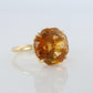 Tiffany and Co Citrine Ring. Tiffany Yellow Large Citrine Solitaire Ring.