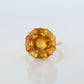 Tiffany and Co Citrine Ring. Tiffany Yellow Large Citrine Solitaire Ring.
