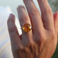 Tiffany and Co Citrine Ring. Tiffany Yellow Large Citrine Solitaire Ring.