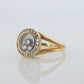 18k Chopard Happy Diamond ring. CHOPARD Happy Diamond band