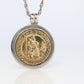 Tiffany and Co St.Christopher Pendant. 18k Sterling Silver Medallion