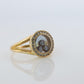 18k Chopard Happy Diamond ring. CHOPARD Happy Diamond band