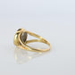18k Chopard Happy Diamond ring. CHOPARD Happy Diamond band