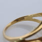 18k Chopard Happy Diamond ring. CHOPARD Happy Diamond band
