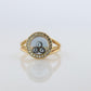 18k Chopard Happy Diamond ring. CHOPARD Happy Diamond band